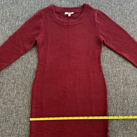 BB Dakota Burgundy Long Sleeve Dress - Picture 3 of 6